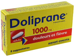Image DOLIPRANE 1 000MG ADULTE SUPPOSITOIRE 8