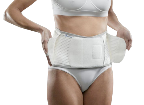 Image LOMBACROSS ACTIVITY G2 Ceinture de soutien lombaire renforcée, avec passe-main ventral, hauteur 21 cm. blanc, taille 4
