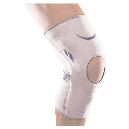 Image SILISTAB GENU OUVERTE Genouillère de contention avec fenêtre rotulienne taille 3